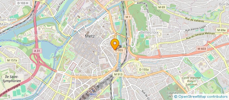 localisation de l'entreprise MONSIEUR JORDANE HENRY à METZ