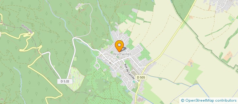 localisation de l'entreprise MONSIEUR JORDANE KASTLER  WATTWILLER