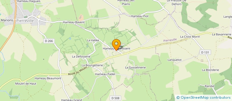 localisation de l'entreprise MONSIEUR JORDANE LELERRE  PIERREVILLE