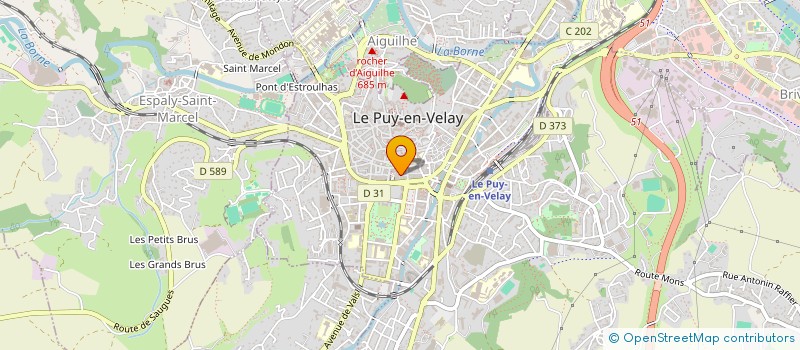localisation de l'entreprise MONSIEUR JORDANE MIALON  LE PUY-EN-VELAY