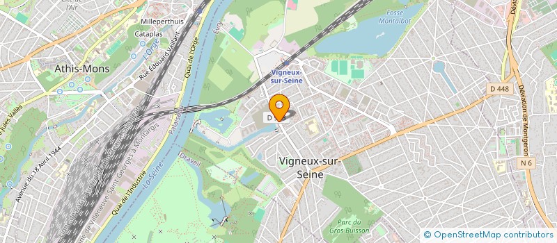 localisation de l'entreprise MONSIEUR JORDANE PARISOT à VIGNEUX-SUR-SEINE