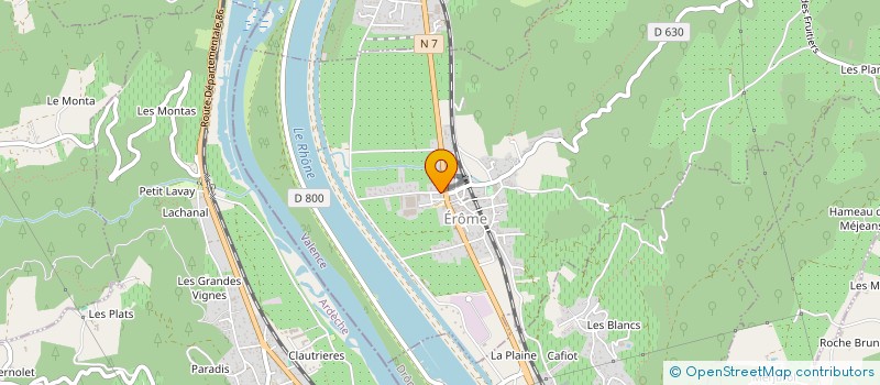 localisation de l'entreprise MONSIEUR JORDANE PIAZZA  GERVANS