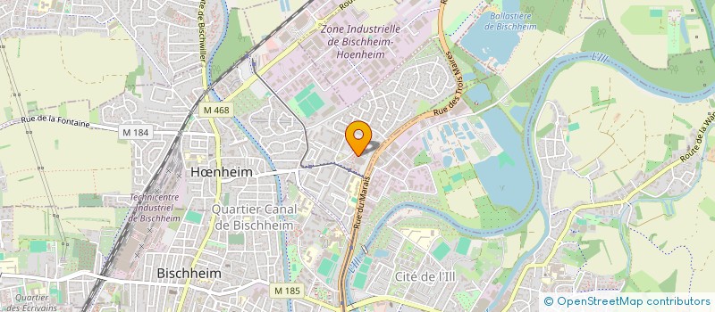 localisation de l'entreprise MONSIEUR JORDANE ROUYER  HOENHEIM