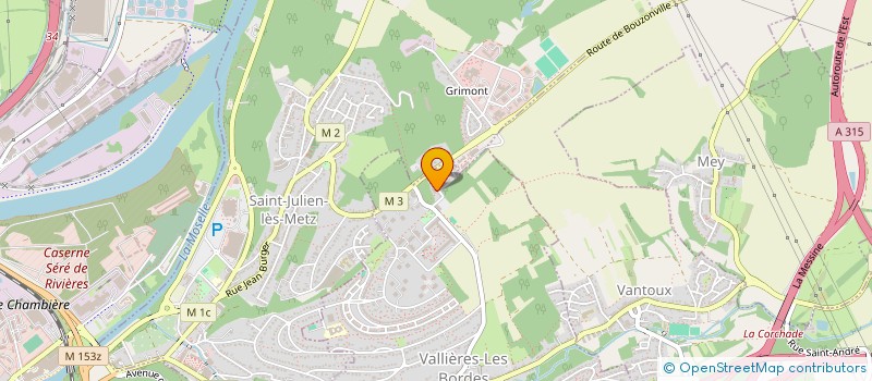 localisation de l'entreprise MONSIEUR JORDANE SCHEIL  METZ