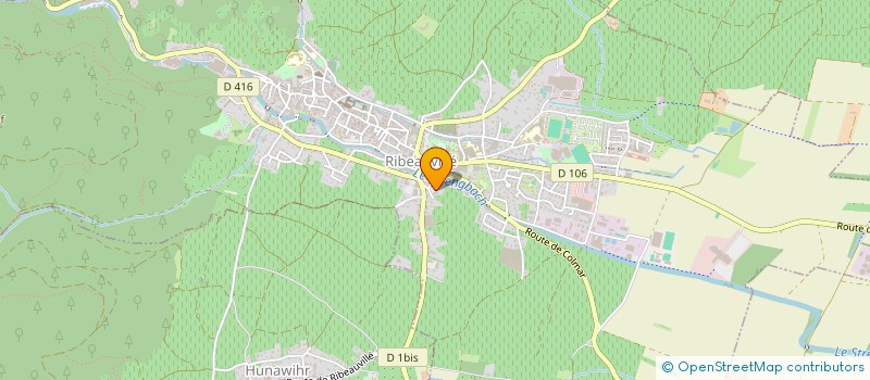 localisation de l'entreprise MONSIEUR JORDANE THIEBAUT  RIQUEWIHR