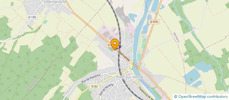 localisation de l'entreprise MONSIEUR JORDANE VIGER  VILLEMANOCHE