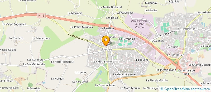 localisation de l'entreprise MONSIEUR JORDANI BAUDY-BOULZE  BEDEE