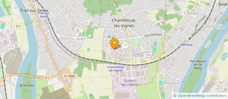 localisation de l'entreprise MONSIEUR JORDANN AMILCA  CHANTELOUP-LES-VIGNES