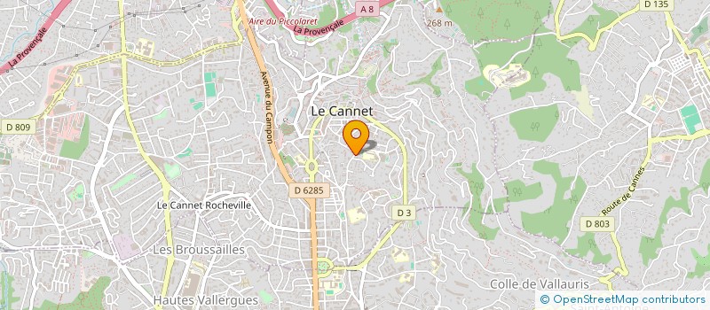 localisation de l'entreprise MONSIEUR JORDANN DENOYELLE à LE CANNET