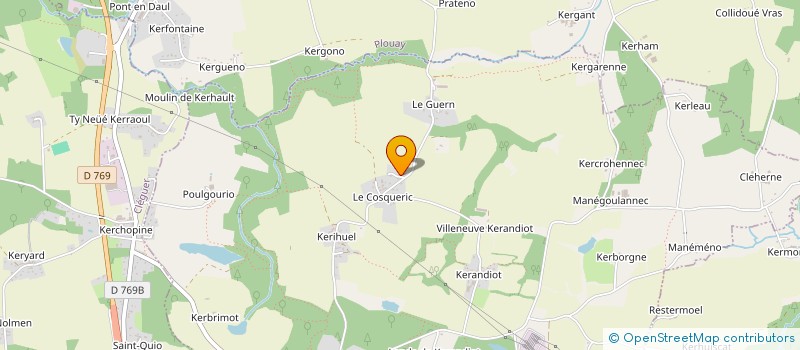 localisation de l'entreprise MONSIEUR JORDANN LE SAUX  CALAN