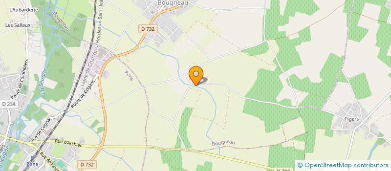 localisation de l'entreprise MONSIEUR JORDANNE DAVID  BOUGNEAU