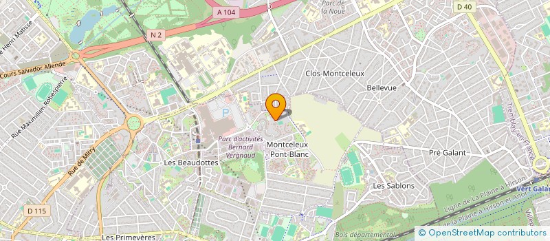 localisation de l'entreprise MONSIEUR JORDDY CLAUDY NERIS  SEVRAN