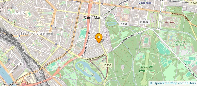 localisation de l'entreprise MONSIEUR JORDHAN FITOUSSI à SAINT-MANDE