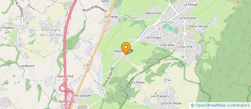 localisation de l'entreprise MONSIEUR JORDHAN HARVEY  ANNECY