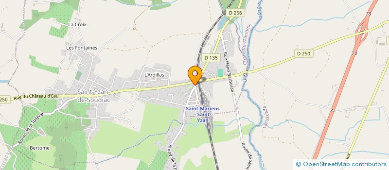 localisation de l'entreprise MONSIEUR JORDI ATROKPO  SAINT-YZAN-DE-SOUDIAC