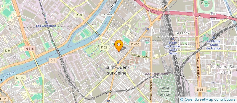 localisation de l'entreprise MONSIEUR JORDI BLANCO  SAINT-OUEN-SUR-SEINE