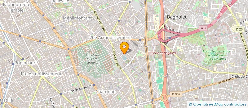 localisation de l'entreprise MONSIEUR JORDI BONET  PARIS