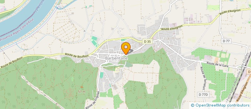 localisation de l'entreprise MONSIEUR JORDI BOURLES  BARBENTANE