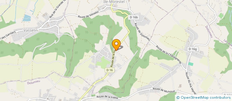 localisation de l'entreprise MONSIEUR JORDI BRUSA à SAINT-SORLIN-DE-MORESTEL