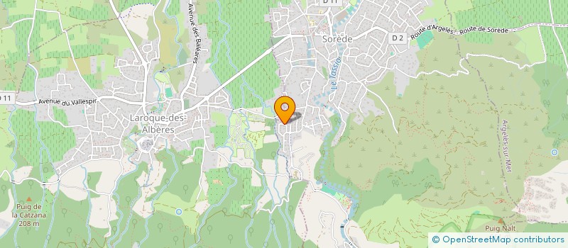 localisation de l'entreprise MONSIEUR JORDI DANYACH  SOREDE