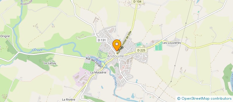 localisation de l'entreprise MONSIEUR JORDI DELIERE  LA BACONNIERE