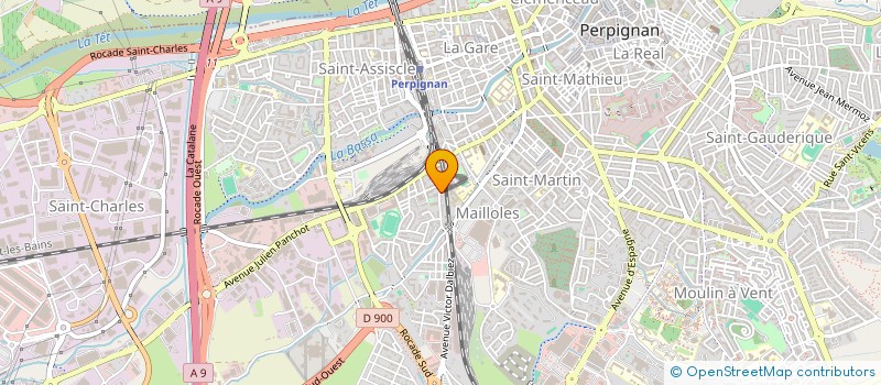 localisation de l'entreprise MONSIEUR JORDI LATORRE  PERPIGNAN