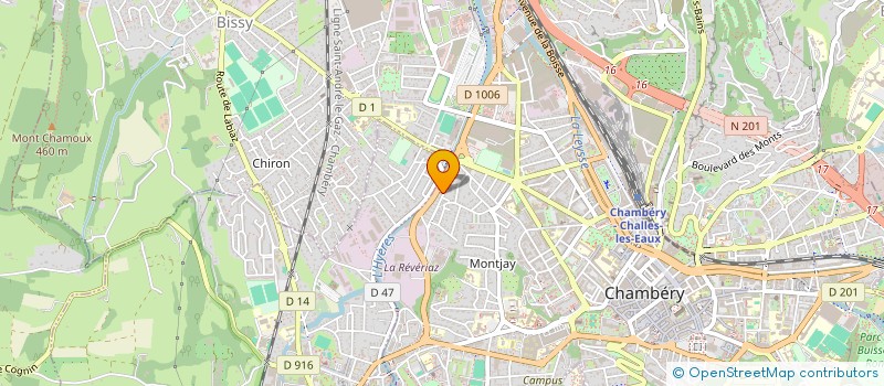 localisation de l'entreprise MONSIEUR JORDI NTUMBA MUAMBA  CHAMBERY