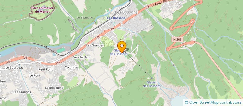 localisation de l'entreprise MONSIEUR JORDI PUIG  CHAMONIX-MONT-BLANC