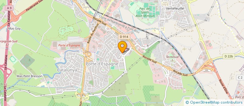 localisation de l'entreprise MONSIEUR JORDI ROCA à PERPIGNAN