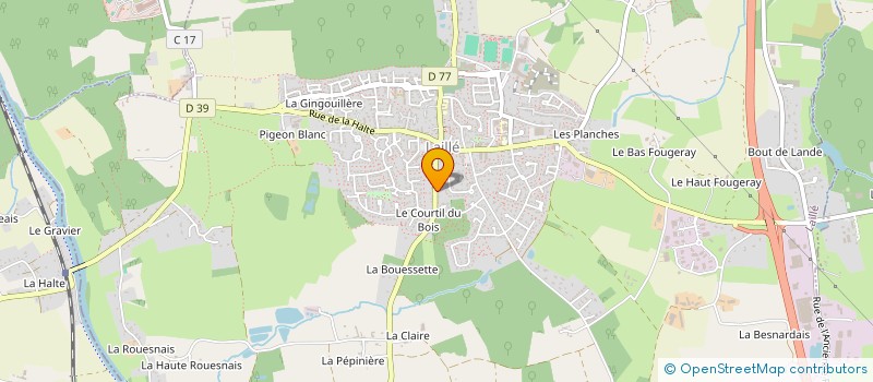 localisation de l'entreprise MONSIEUR JORDIE LOPINET  LAILLE