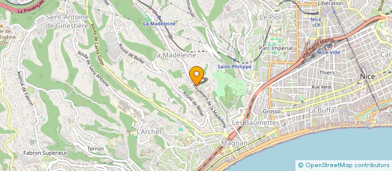 localisation de l'entreprise MONSIEUR JORDY BADIABIOKO MBUENE  NICE