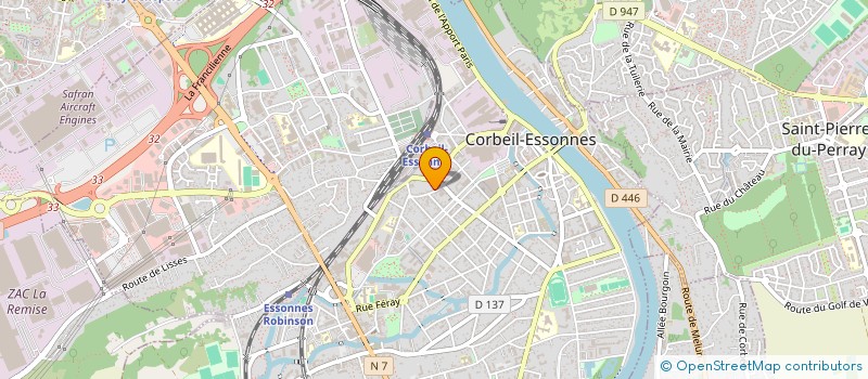 localisation de l'entreprise MONSIEUR JORDY BARTHEBIN à CORBEIL-ESSONNES
