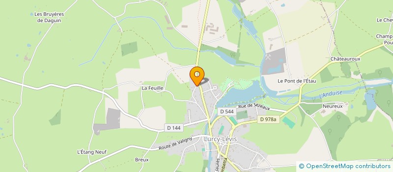localisation de l'entreprise MONSIEUR JORDY BECKER à LURCY-LEVIS
