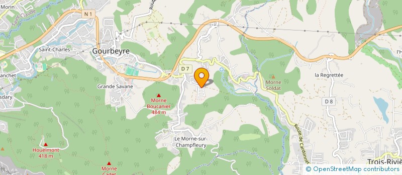 localisation de l'entreprise MONSIEUR JORDY BITOR  GOURBEYRE