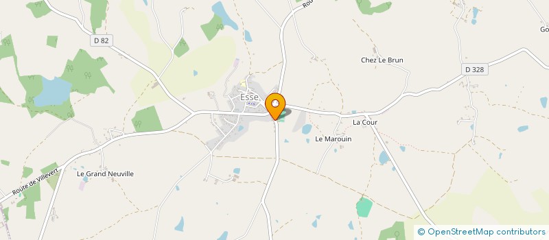 localisation de l'entreprise MONSIEUR JORDY BRAMI à LESSAC