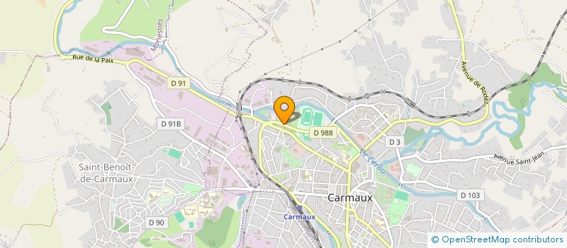 localisation de l'entreprise MONSIEUR JORDY CASADO à AURILLAC