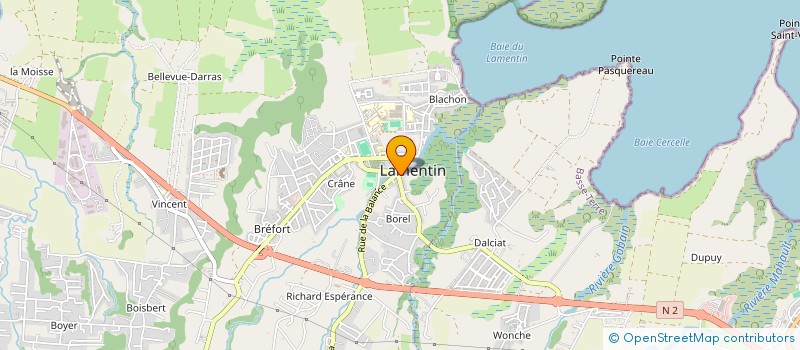 localisation de l'entreprise MONSIEUR JORDY CELESTIN  LAMENTIN