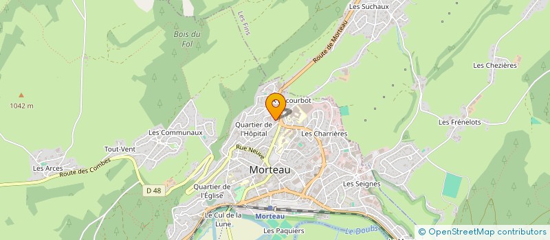 localisation de l'entreprise MONSIEUR JORDY CIRE  MORTEAU