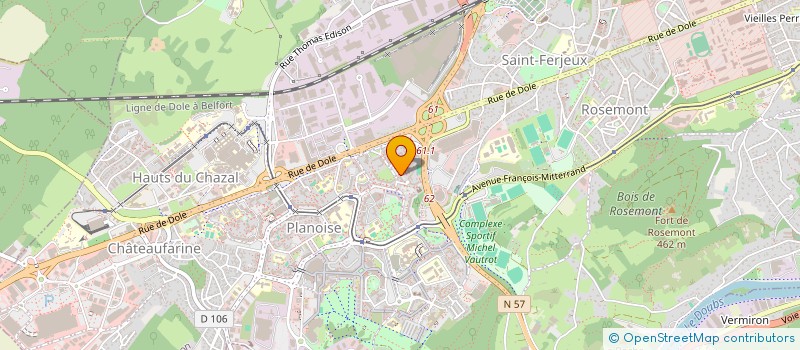 localisation de l'entreprise MONSIEUR JORDY CORNU  BESANCON