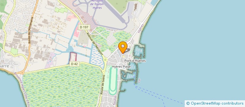 localisation de l'entreprise MONSIEUR JORDY DE CARVALHO à HYERES