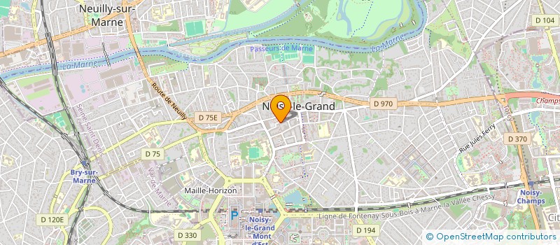 localisation de l'entreprise MONSIEUR JORDY DIACAR  NOISY LE GRAND