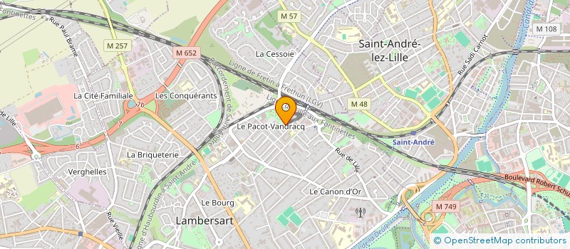 localisation de l'entreprise MONSIEUR JORDY DJORIE à LAMBERSART