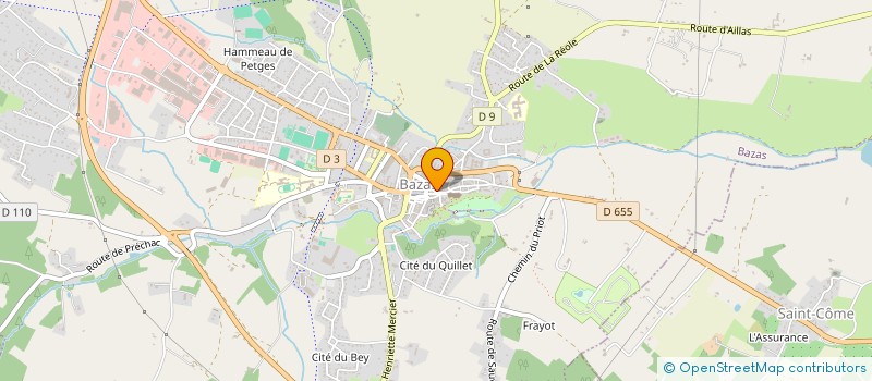localisation de l'entreprise MONSIEUR JORDY GOMEZ à BAZAS