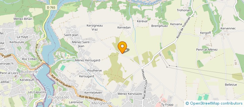 localisation de l'entreprise MONSIEUR JORDY GOURLAOUEN  PLOUHINEC