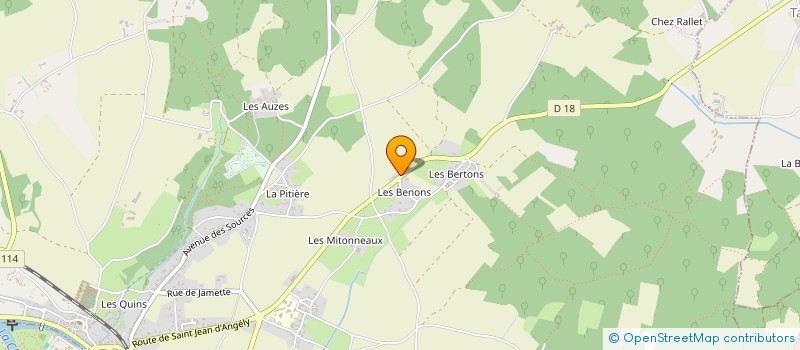 localisation de l'entreprise MONSIEUR JORDY GRASSIOT  SAINT-SAVINIEN