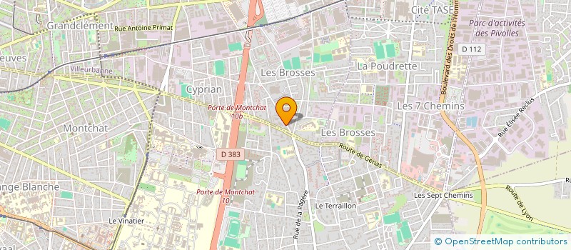 localisation de l'entreprise MONSIEUR JORDY KOPA  VILLEURBANNE