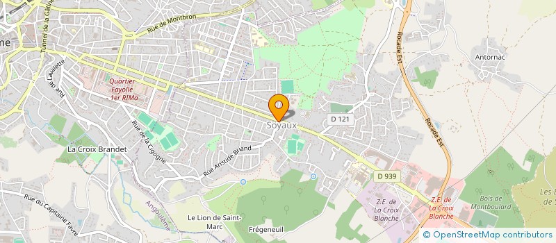 localisation de l'entreprise MONSIEUR JORDY LAGRENE à SOYAUX