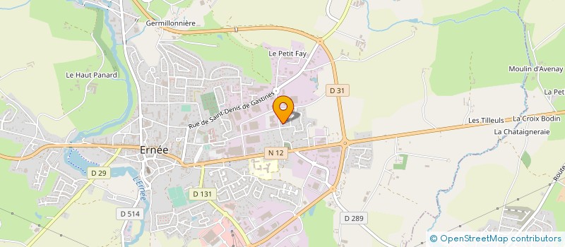 localisation de l'entreprise MONSIEUR JORDY LECHAT à ERNEE