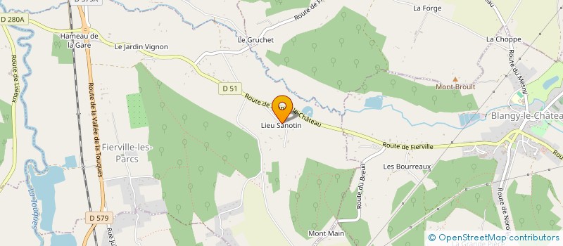 localisation de l'entreprise MONSIEUR JORDY LEROY  FIERVILLE-LES-PARCS