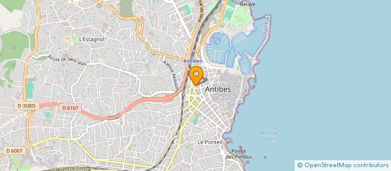 localisation de l'entreprise MONSIEUR JORDY LOSSON  ANTIBES